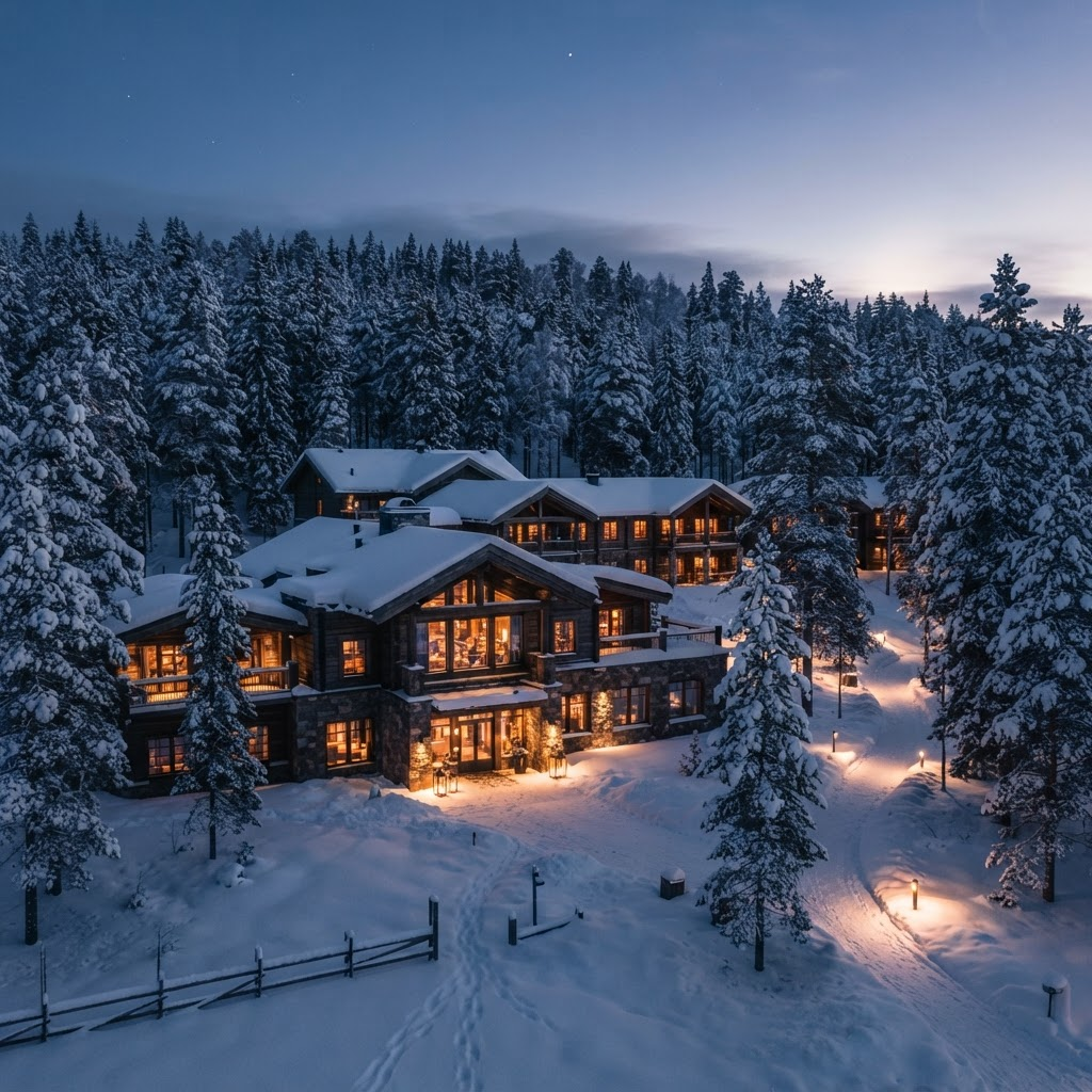 Exterior of Seven Mountains Lodge